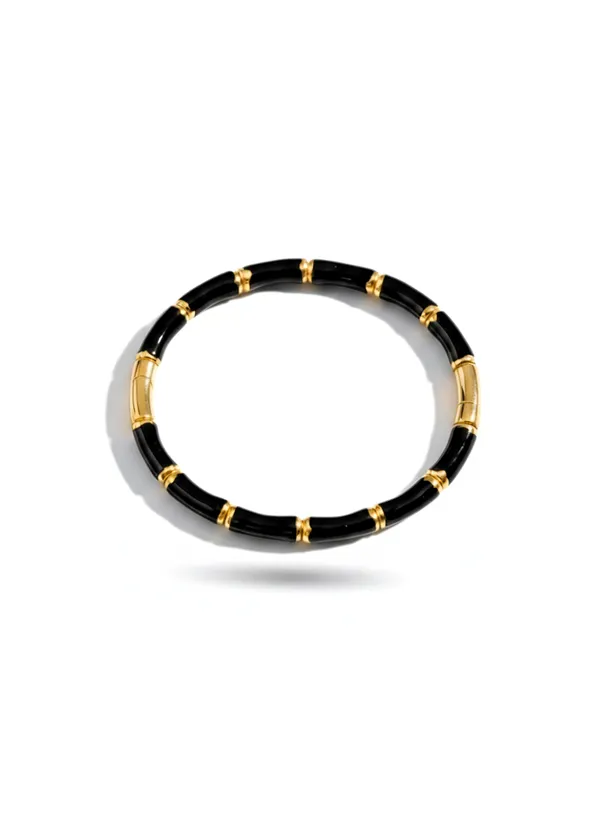 Black_And_Gold_Beaded_Bracelet_for_Men