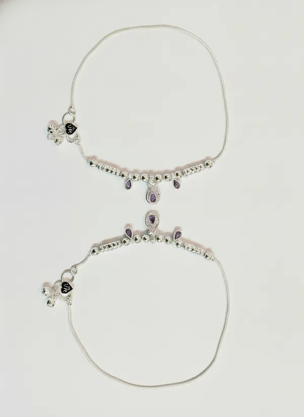 Silver_Stainless_Steel_Charm_Anklet_Set_for_Women