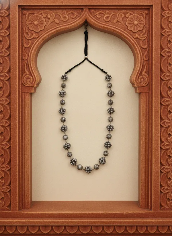 Silver_Oxidised_Beaded_Mala_for_Women