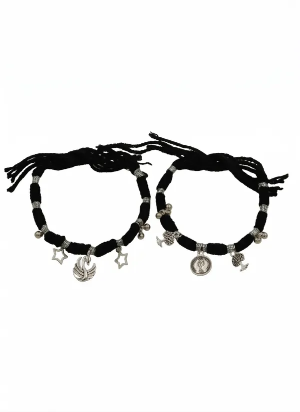 Black_Stainless_Steel_Thread_Bracelet_Set_for_Unisex