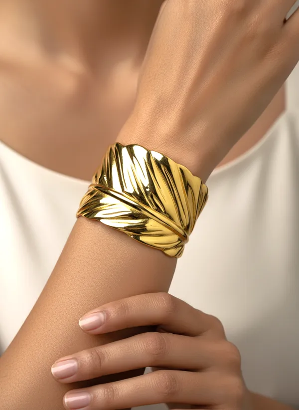 Gold_Stainless_Steel_Cuff_Bracelet_for_Women