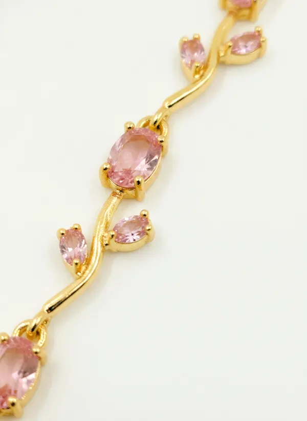 Gold-Tone_Stainless_Steel_Floral_Bracelet_for_Women