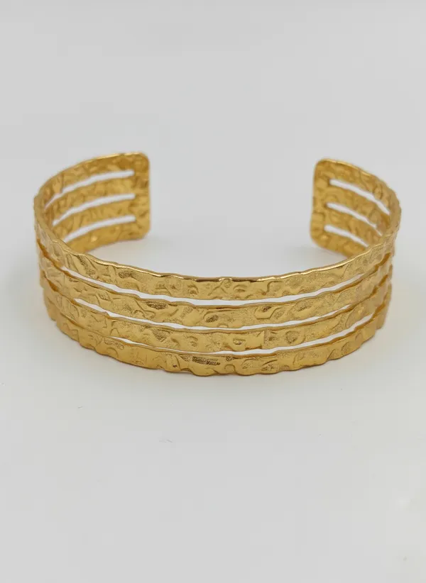 Gold_Tone_Textured_Cuff_Bracelet_for_Women