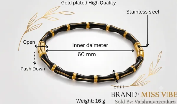 Black_And_Gold_Beaded_Bracelet_for_Men