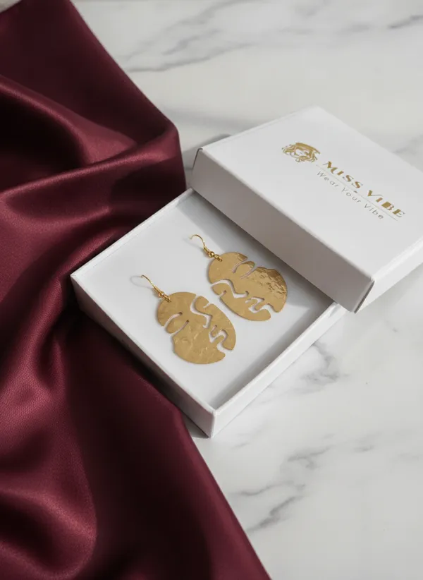 Gold_Tone_Textured_Statement_Earrings_for_Women
