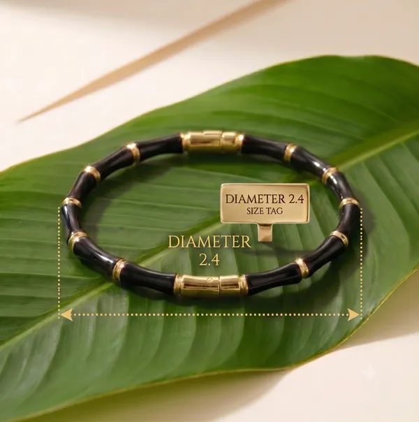 Black_Beaded_Gold_Accent_Bracelet_2.4_Diameter