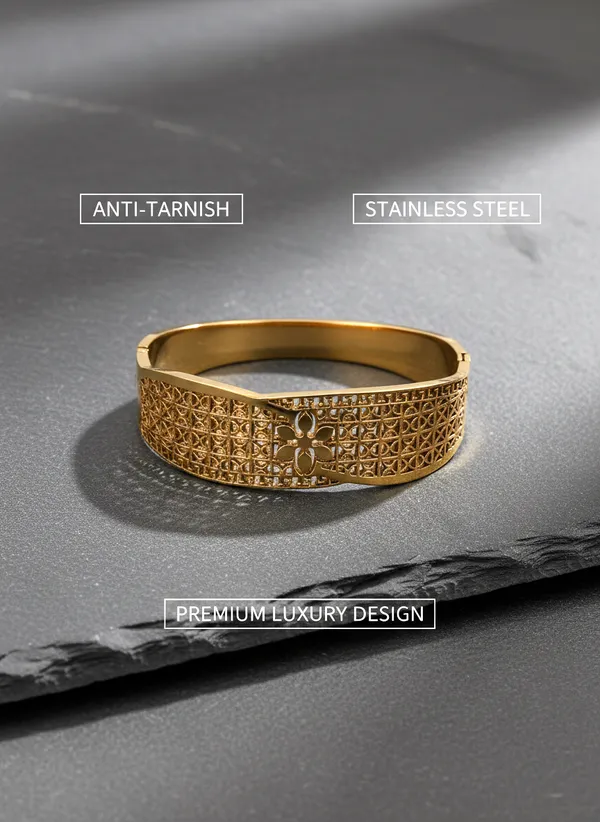 Gold_Tone_Floral_Cutwork_Cuff_Bracelet_for_Women