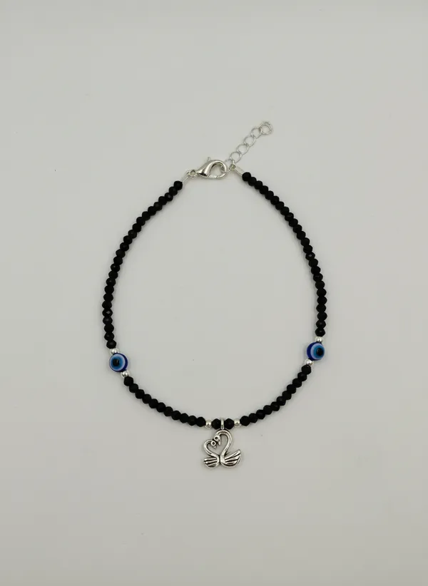 Black_Beaded_Butterfly_Charm_Anklet_for_Women