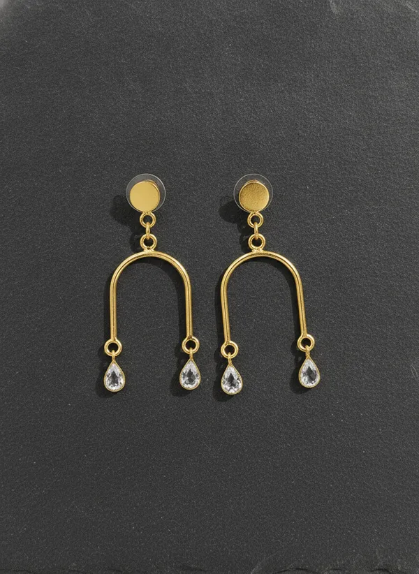 Gold_Tone_Geometric_Drop_Earrings_for_Women