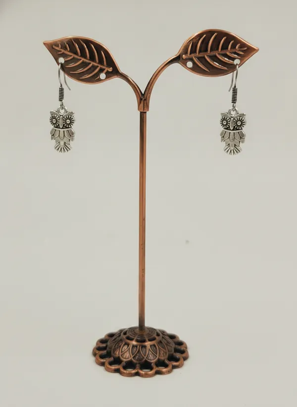 Floral_Antique_Finish_Dangle_Earrings_for_Women