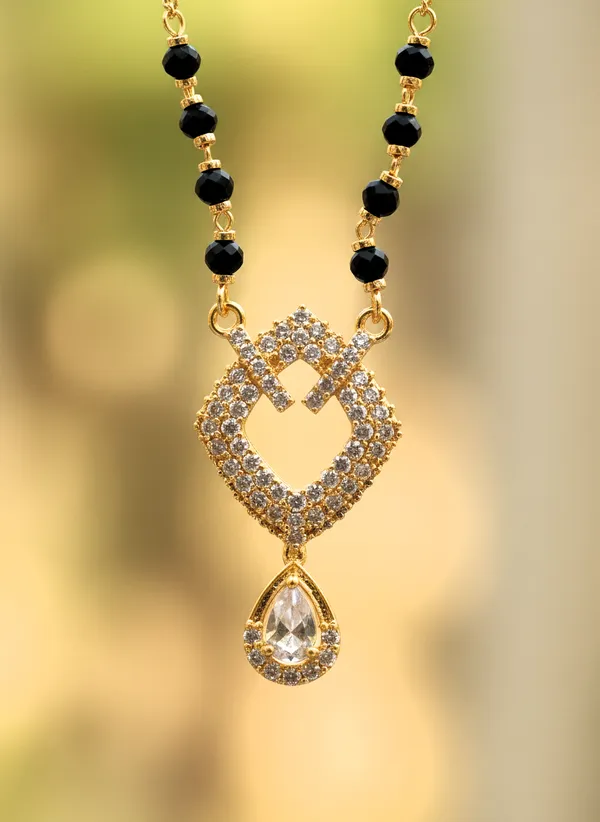 Gold_Tone_Black_Beaded_Pendant_Mangalsutra_Necklace