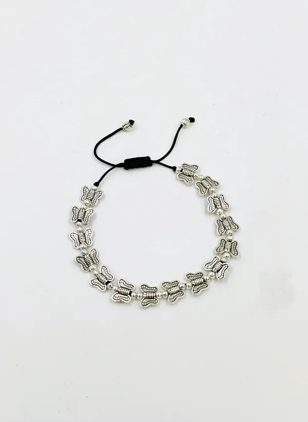 Silver_Finish_Butterfly_Adjustable_Bracelet_for_Women
