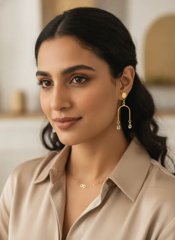 Gold_Tone_Geometric_Drop_Earrings_for_Women