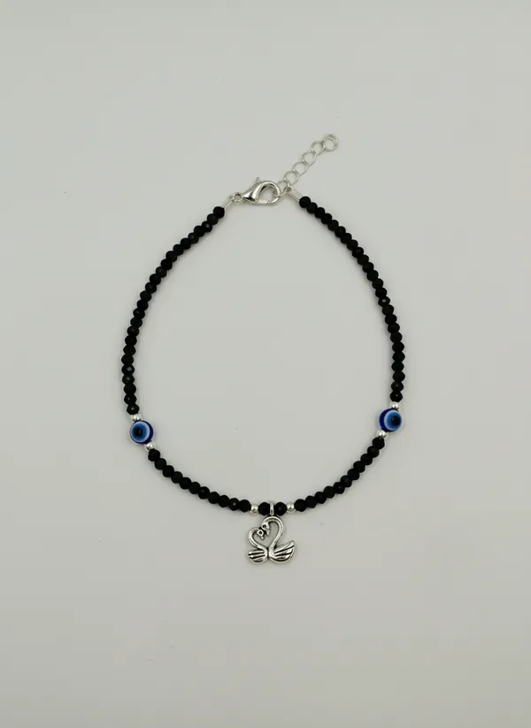 Black_Beaded_Butterfly_Charm_Anklet_for_Women