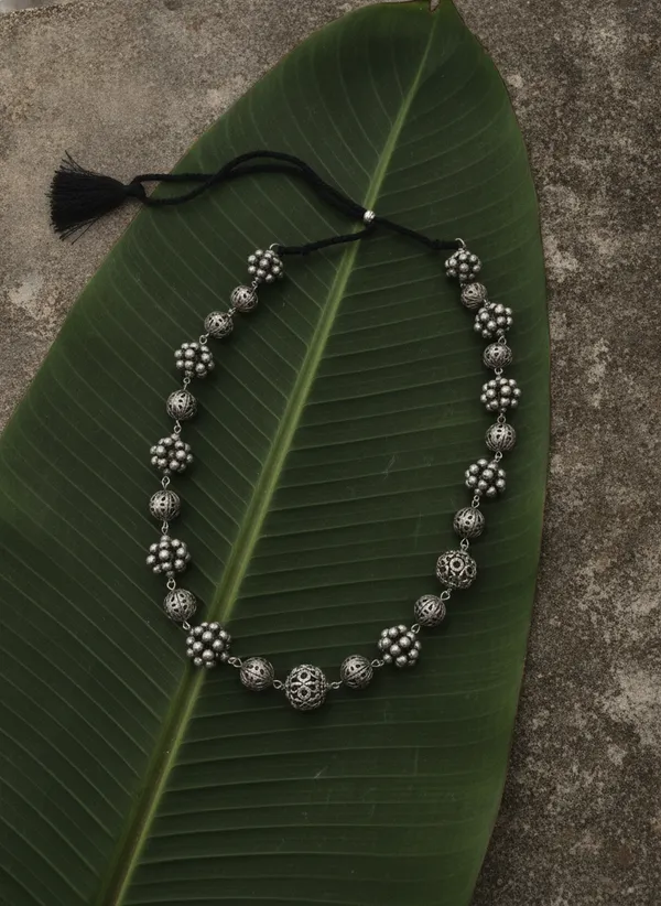 Silver_Oxidised_Beaded_Mala_for_Women