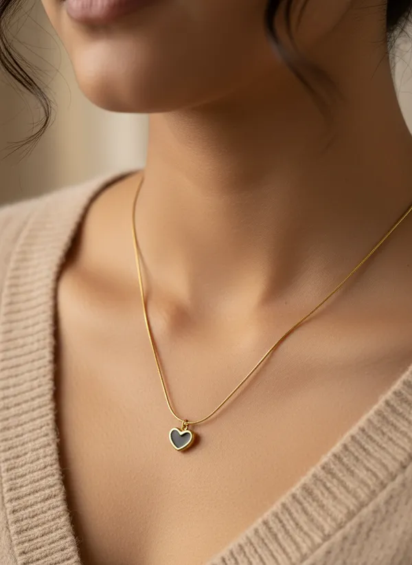 Gold_Tone_Metal_Heart_Pendant_Necklace_for_Women