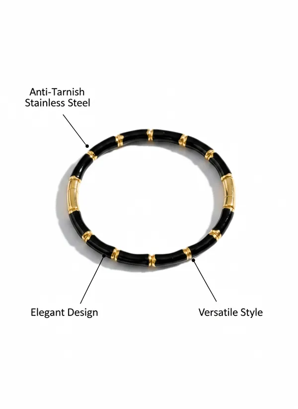 Black_And_Gold_Beaded_Bracelet_for_Men