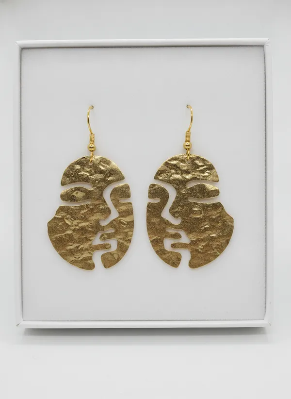 Gold_Tone_Textured_Statement_Earrings_for_Women