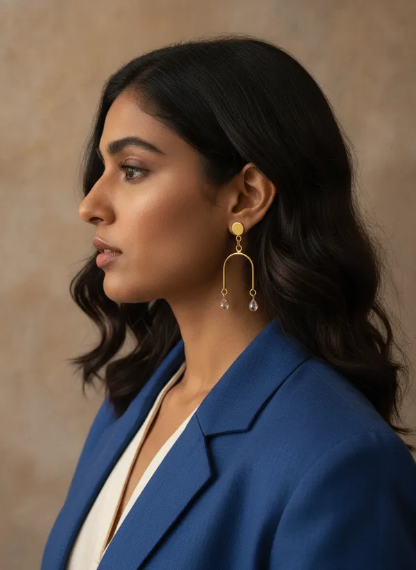 Gold_Tone_Geometric_Drop_Earrings_for_Women