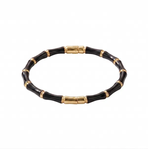 Black_Beaded_Gold_Accent_Bracelet_2.4_Diameter