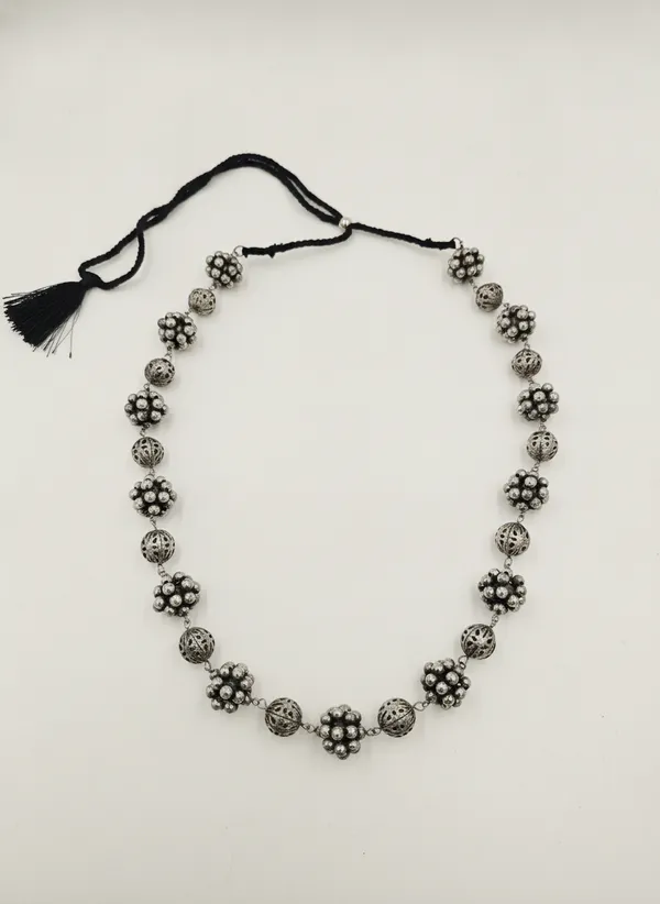 Silver_Oxidised_Beaded_Mala_for_Women