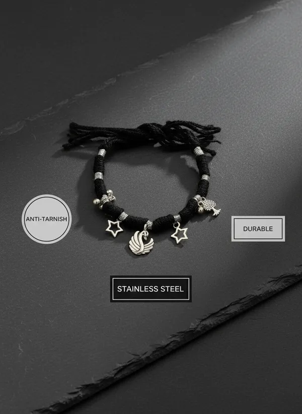 Black_Stainless_Steel_Thread_Bracelet_Set_for_Unisex