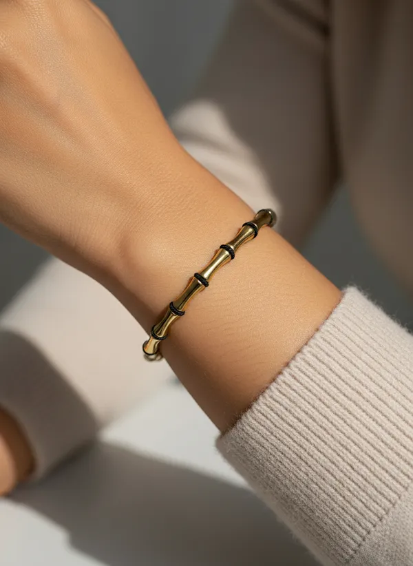 Gold_Stainless_Steel_Stretch_Bangle_for_Women