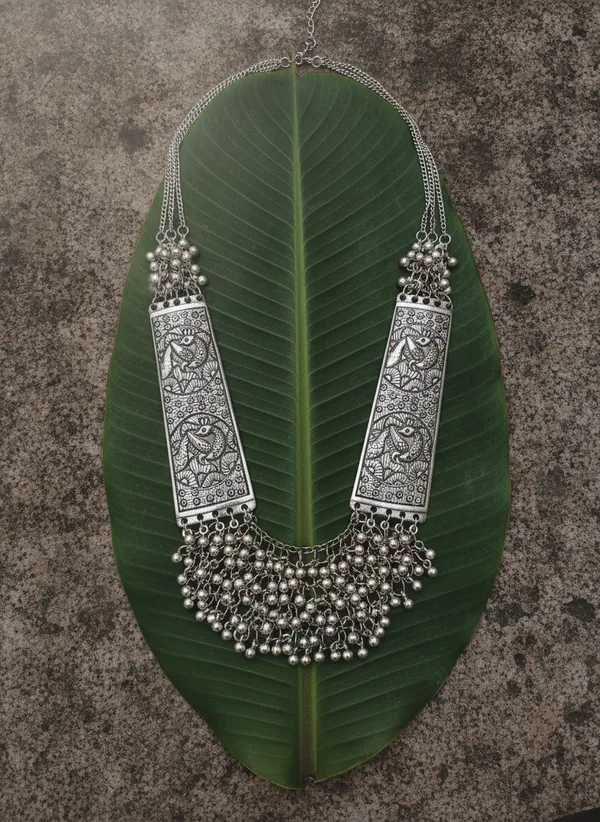 Silver_Oxidised_Statement_Necklace_for_Women