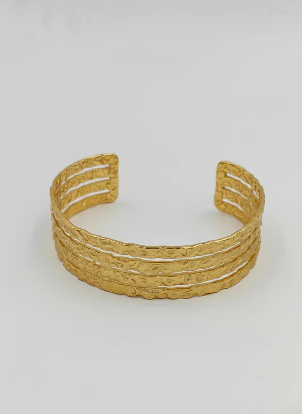 Gold_Tone_Textured_Cuff_Bracelet_for_Women