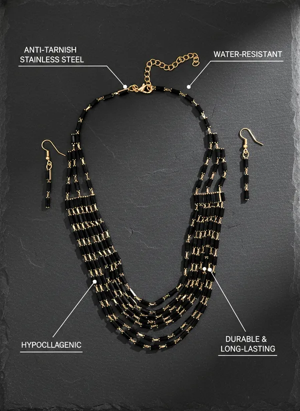 Black_Beaded_Mangalsutra_Necklace_And_Earrings_Set_For_Women