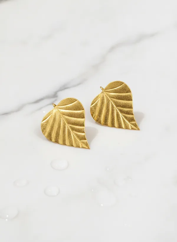 Gold_Tone_Leaf_Stud_Earrings_for_Women