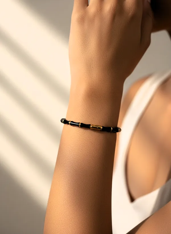 Black_Bamboo_Style_Bangle_for_Women