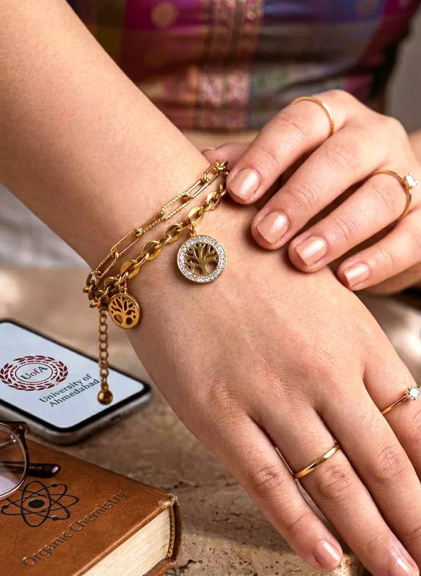 Gold_Tone_Layered_Tree_Of_Life_Charm_Bracelet_for_Women