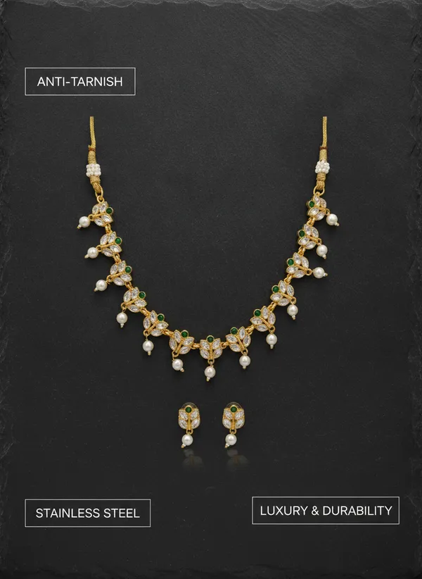 Gold_Toned_Floral_Stone_Jewellery_Set_for_Women