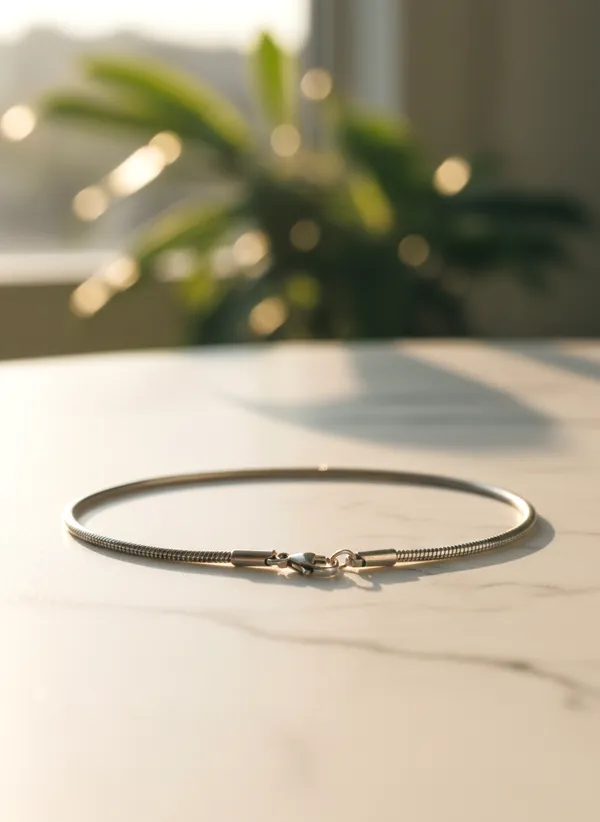 Silver-Tone_Snake_Chain_Anklet_for_Women
