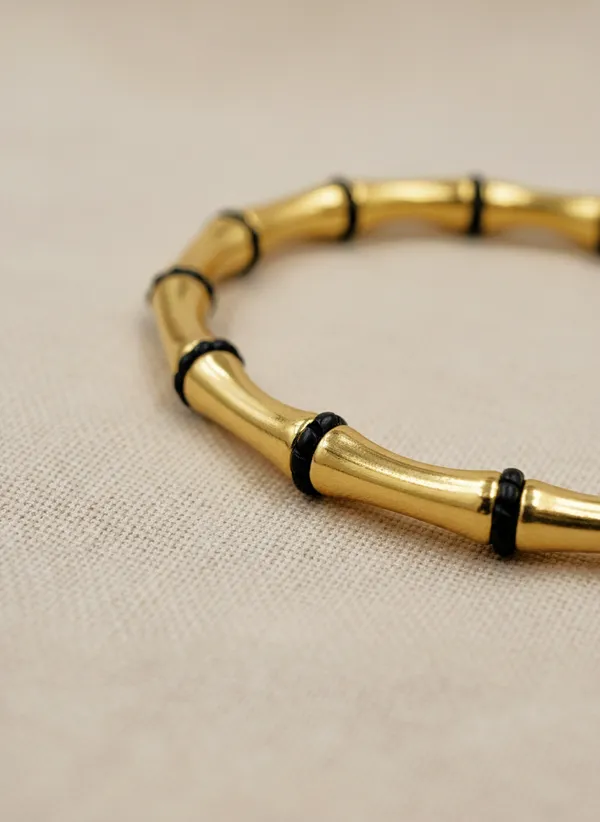 Gold_Stainless_Steel_Stretch_Bangle_for_Women