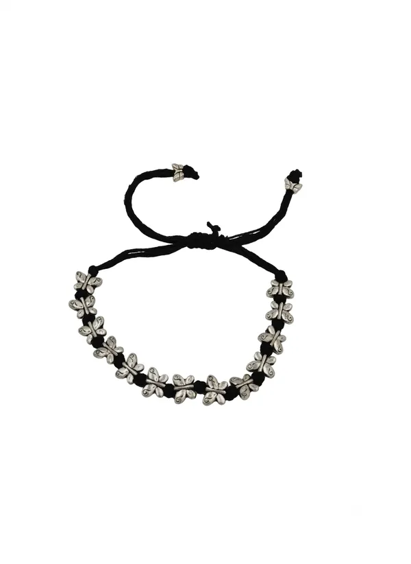 Black_Thread_Silver_Butterfly_Necklace_for_Women