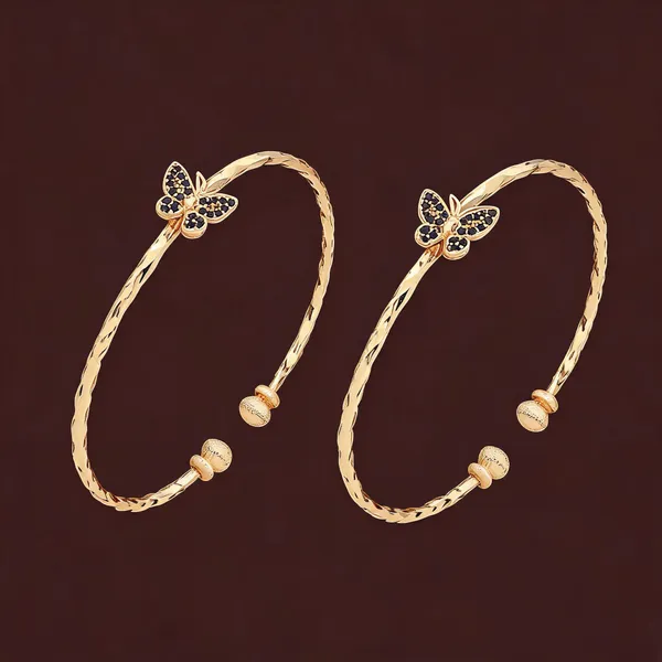 Gold_Butterfly_Studded_Bangle_Set_Pack_Of_2