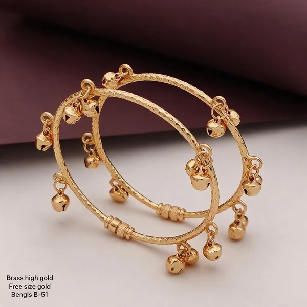 Brass_High_Gold_Finish_Free_Size_Ghungroo_Bangle_Pack_Of_2
