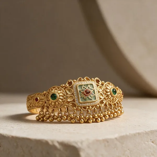 Kundan_Multicolor_Traditional_Designer_Kada_Bracelet
