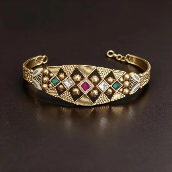Kundan_Multicolor_Traditional_Designer_Bracelet