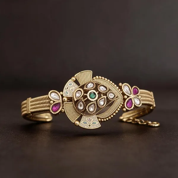 Kundan-Inspired_Multicolor_Stone_Kada_Bracelet