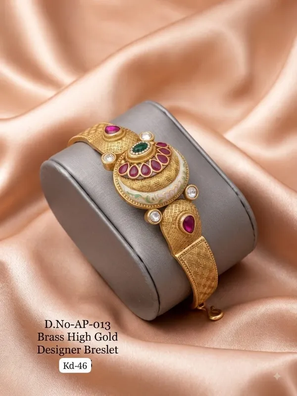 Traditional_Brass_High_Gold_Designer_Bracelet_with_Multicolor_Stone_Work