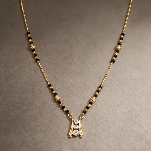 Elegant_Black_Beaded_Mangalsutra_with_three-stone_pendant