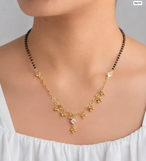 Golden_Blossom_Chain_with_Diamond_Pendant_Mangalsutra_Pack_Of_2