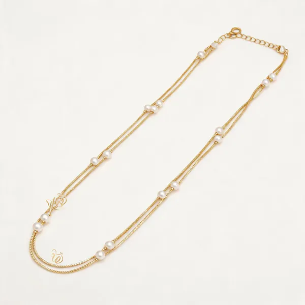 Delicate_Pearl_Beaded_Three_Line_Chain