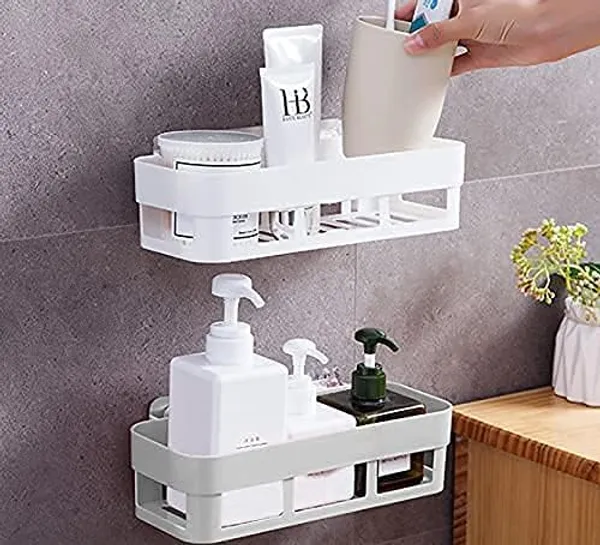 Plastic_Self-Adhesive_Wall-Mount_Bathroom_Shelf