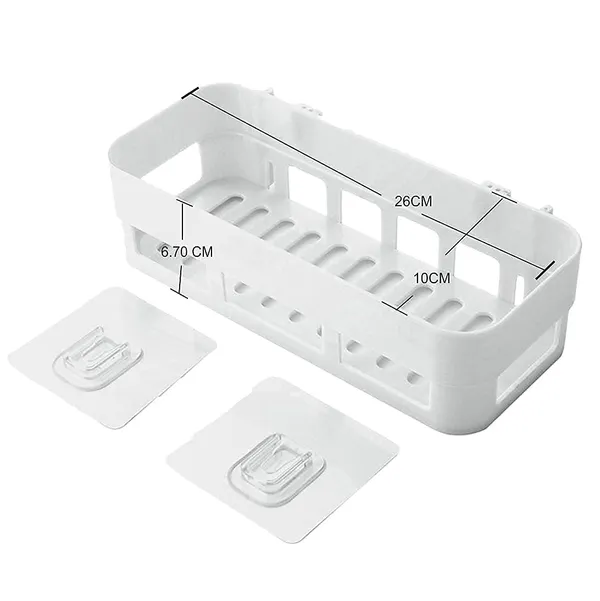 Plastic_Self-Adhesive_Wall-Mount_Bathroom_Shelf