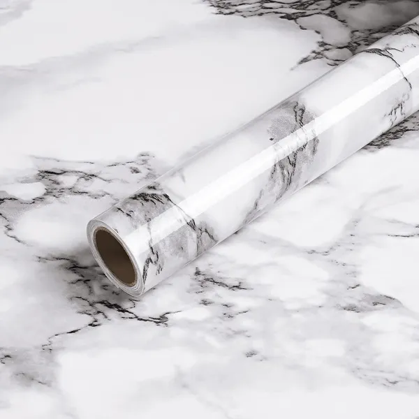 Vinyl_White_Marble_Peel_And_Stick_Waterproof_Wallpaper