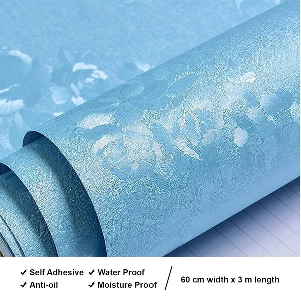 Paper_Blue_Floral_Self-Adhesive_Wall_Sticker